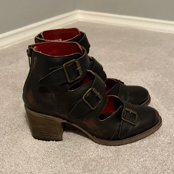 NIB Freebird Charlotte Boots Black Size 10 - Picture 4 of 10